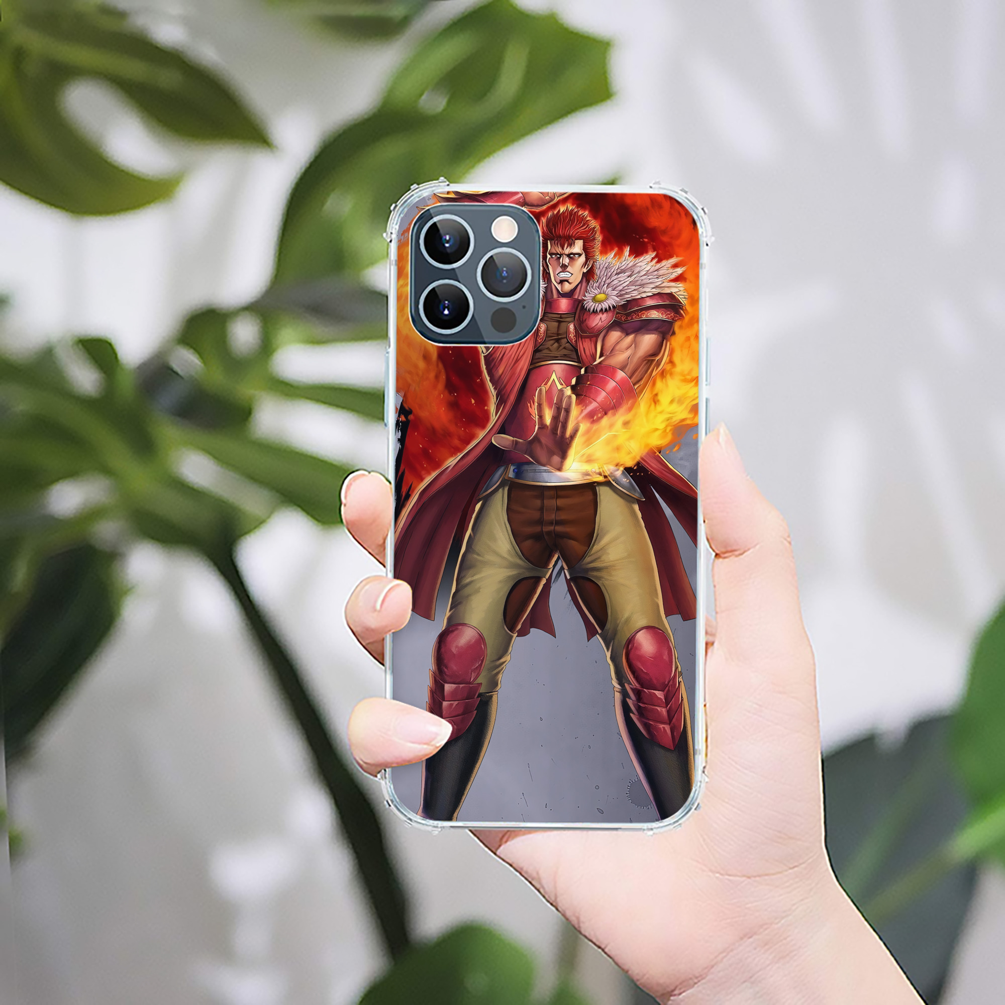 （画像用） 北斗の拳 Fist of the North Star 【iPhone 12シリーズ対応】透明スマホケース（クリアソフトケース）